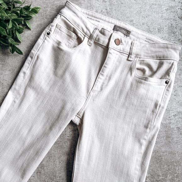 DL1961 Mid Rise Instasculpt Ankle Skinny Cream Size 26 - Picture 1 of 8